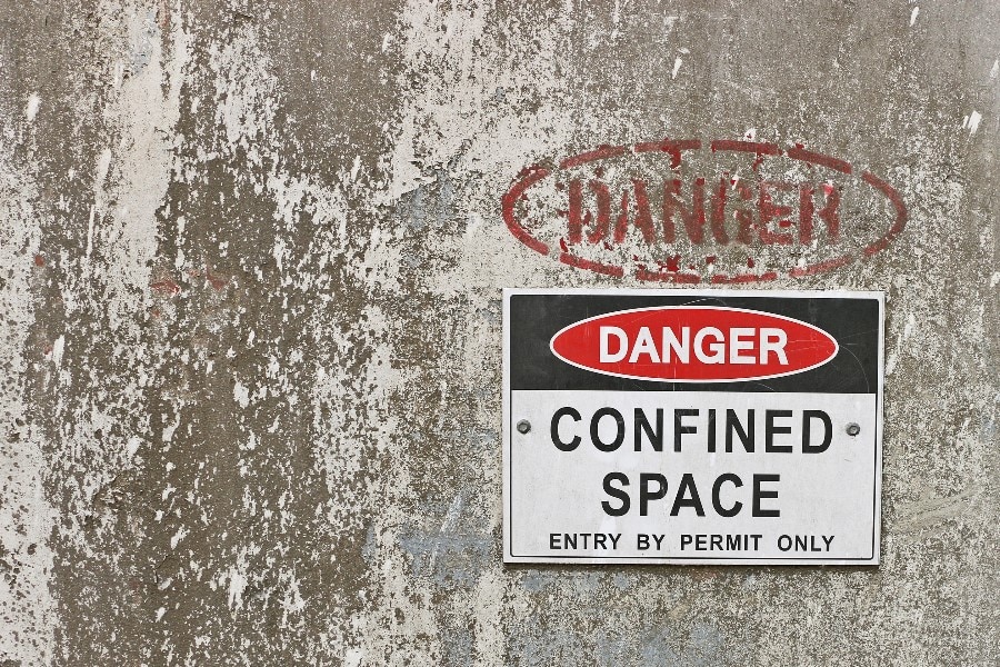 Details about   Danger Confined Space Hazardous Atmosphere Check Oxygen Level Sign 20x14 Plastic 